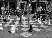 438 - THE CHESS IN THE SQUARE - PAOLUCCI MIRIANO - italy <div